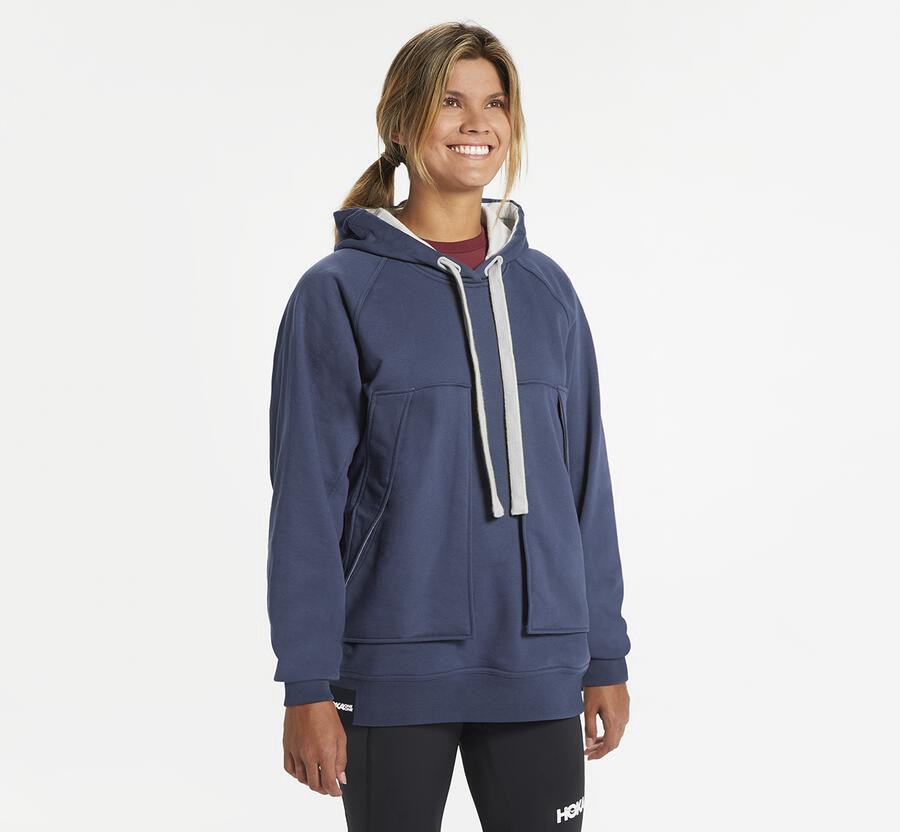 Hoka One One Hoodie Dames - Bondi - Donkerblauw - OV6209134